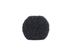 Vaas deco 52x23x46,5 cm PHYLIA mat zwart