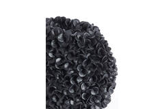 Vaas deco 52x23x46,5 cm PHYLIA mat zwart