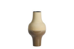 Vase deco Ø22,5x41,5 cm SINDO taupe+dark brown