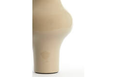Vaas deco Ø22x40 cm SINDO glanzend taupe