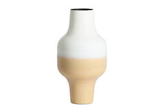 Vase deco Ø27,5x50 cm SINDO cream+beige
