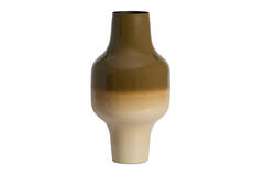 Vase deco Ø27,5x50 cm SINDO dark brown+sand