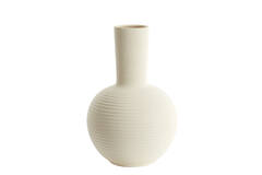 Vase deco Ø34x52 cm ULLOA ceramics matt cream