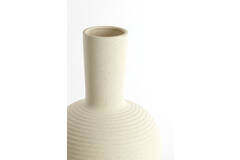 Vase deco Ø34x52 cm ULLOA ceramics matt cream
