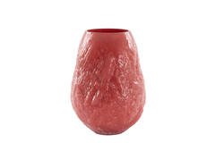 Vase Ø21,5x30 cm TOLMIN glass coral