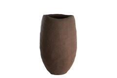 Vaas deco Ø59x90 cm TINGRI bruin