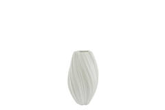 Vaas deco Ø30x52 cm YATUNG crème