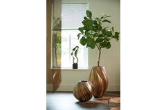 Vaas deco Ø52x81 cm YATUNG antiek brons