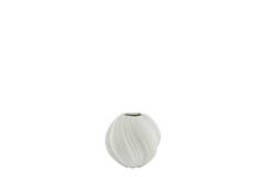 Vaas deco Ø34x32 cm YATUNG crème