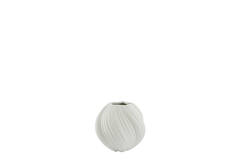 Vaas deco Ø34x32 cm YATUNG crème