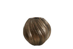 Vaas deco Ø65x60 cm YATUNG antiek brons