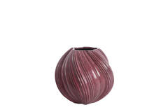 Pot deco Ø65x60 cm YATUNG shiny eggplant