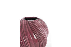 Pot deco Ø65x60 cm YATUNG shiny eggplant