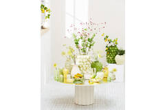 Vaas deco Ø16x19 cm REWA keramiek crème