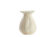 Vaas deco Ø19,5x25 cm REWA keramiek crème