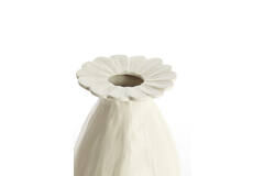 Vaas deco Ø19,5x25 cm REWA keramiek crème
