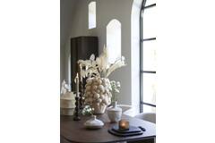 Vaas deco Ø15x9 cm NEIRA keramiek crème