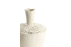 Vaas deco Ø20x29 cm NEIRA keramiek crème