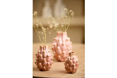 Vase deco Ø9,5x13 cm TAYA ceramics pink