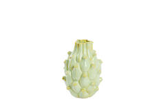 Vase deco Ø15x20,5 cm TAYA ceramics yellow-green