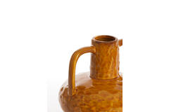 Vase deco Ø19,5x20 cm ZIRO ceramics shiny ocher yellow