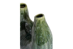Vase deco 24,5x11x21,5 cm KATHA ceramics petrol
