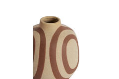Vase deco Ø16x18,5 cm UMYA ceramics matt sand-terra