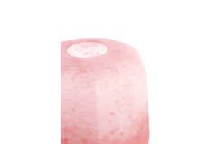 Vaas Ø23x24 cm PACENGO glas koraal-licht roze