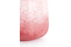 Vaas Ø23x24 cm PACENGO glas koraal-licht roze