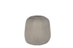 Vaas Ø33x32 cm PACENGO glas licht bruin