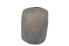 Vaas Ø33x42 cm PACENGO glas donker bruin