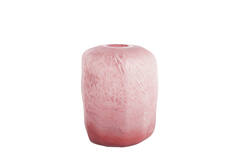 Vase Ø33x42 cm PACENGO glass coral-light pink