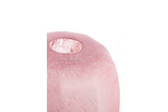 Vase Ø33x42 cm PACENGO glass coral-light pink