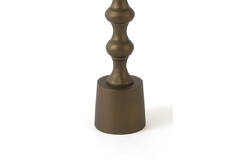 Candle stick Ø4,5x16 cm BABIMO matt brown-bronze