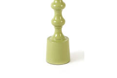 Candle stick Ø4,5x20 cm BABIMO shiny light green