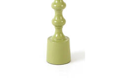 Candle stick Ø4,5x24 cm BABIMO shiny light green