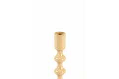 Candle stick Ø4,5x24 cm BABIMO shiny sand
