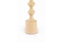 Candle stick Ø4,5x24 cm BABIMO shiny sand