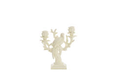 Candle stick 2L 23x10x26 cm NYASA cream