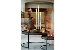 Candle stick Ø10,5x40 cm ICARUS cream