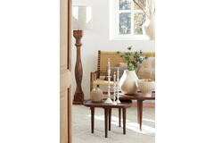 Candle stick Ø7x24,5 cm CASANDRA cream
