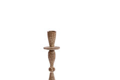 Candle stick Ø7x24,5 cm CASANDRA antique brown-grey