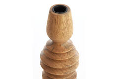Candle stick Ø7,5x36 cm AFIFE wood natural