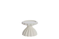Kaarsenhouder Ø9x7,5 cm SIDARI crème