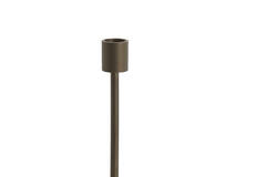 Candle stick Ø5x28 cm YASILO brown-bronze