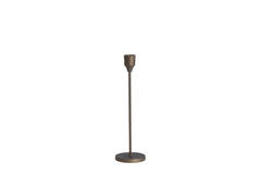 Candle stick Ø7,5x25,5 cm KAYIN dark bronze