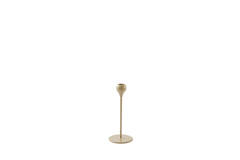 Candle stick Ø8,5x20 cm SAMUI taupe
