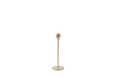 Candle stick Ø8,5x25 cm SAMUI taupe
