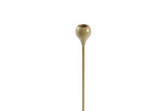Candle stick Ø8,5x25 cm SAMUI taupe