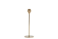 Candle stick Ø8,5x25 cm SAMUI gold